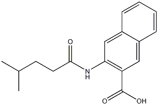 3-(4-methylpentanamido)naphthalene-2-carboxylic acid