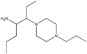 3-(4-propylpiperazin-1-yl)heptan-4-amine Struktur