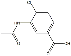 3-(acetylamino)-4-chlorobenzoic acid Structure