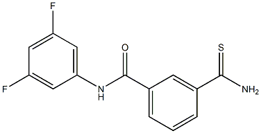 3-(aminocarbonothioyl)-N-(3,5-difluorophenyl)benzamide