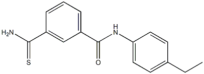 3-(aminocarbonothioyl)-N-(4-ethylphenyl)benzamide