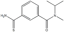 3-(aminocarbonothioyl)-N-isopropyl-N-methylbenzamide Structure