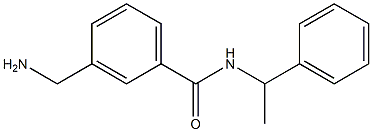 3-(aminomethyl)-N-(1-phenylethyl)benzamide Structure