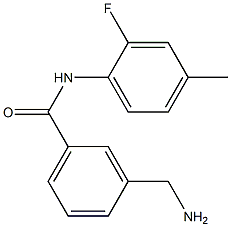 3-(aminomethyl)-N-(2-fluoro-4-methylphenyl)benzamide Structure