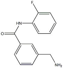 3-(aminomethyl)-N-(2-fluorophenyl)benzamide Struktur