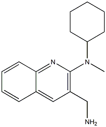 3-(aminomethyl)-N-cyclohexyl-N-methylquinolin-2-amine|