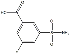 3-(aminosulfonyl)-5-fluorobenzoic acid