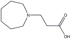 3-(azepan-1-yl)propanoic acid,,结构式