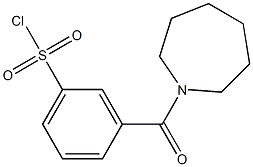 3-(azepan-1-ylcarbonyl)benzene-1-sulfonyl chloride