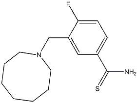  3-(azocan-1-ylmethyl)-4-fluorobenzene-1-carbothioamide