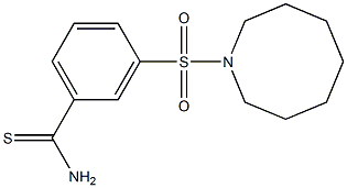 3-(azocane-1-sulfonyl)benzene-1-carbothioamide Structure