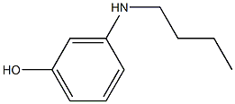 3-(butylamino)phenol,,结构式