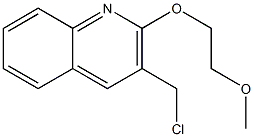 3-(chloromethyl)-2-(2-methoxyethoxy)quinoline 结构式