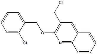 3-(chloromethyl)-2-[(2-chlorophenyl)methoxy]quinoline