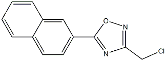 3-(chloromethyl)-5-(naphthalen-2-yl)-1,2,4-oxadiazole