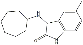 3-(cycloheptylamino)-5-methyl-2,3-dihydro-1H-indol-2-one Structure