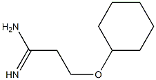 3-(cyclohexyloxy)propanimidamide