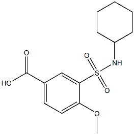  3-(cyclohexylsulfamoyl)-4-methoxybenzoic acid