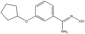 3-(cyclopentyloxy)-N'-hydroxybenzenecarboximidamide|