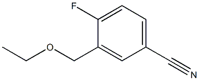 3-(ethoxymethyl)-4-fluorobenzonitrile Structure