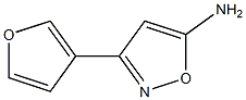 3-(furan-3-yl)-1,2-oxazol-5-amine 化学構造式
