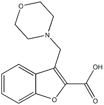 3-(morpholin-4-ylmethyl)-1-benzofuran-2-carboxylic acid