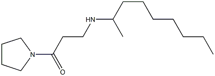 3-(nonan-2-ylamino)-1-(pyrrolidin-1-yl)propan-1-one|