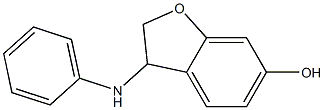 3-(phenylamino)-2,3-dihydro-1-benzofuran-6-ol Struktur