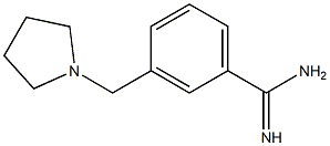 3-(pyrrolidin-1-ylmethyl)benzenecarboximidamide Structure