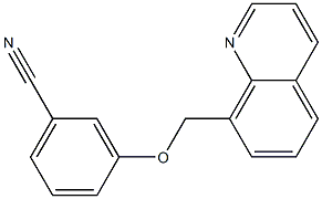 3-(quinolin-8-ylmethoxy)benzonitrile