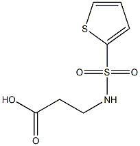 3-(thiophene-2-sulfonamido)propanoic acid Structure