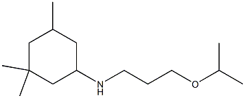 3,3,5-trimethyl-N-[3-(propan-2-yloxy)propyl]cyclohexan-1-amine Structure