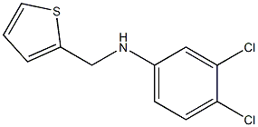 3,4-dichloro-N-(thiophen-2-ylmethyl)aniline Structure