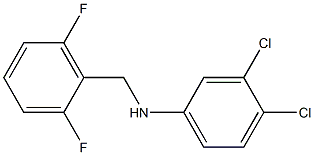 3,4-dichloro-N-[(2,6-difluorophenyl)methyl]aniline Structure