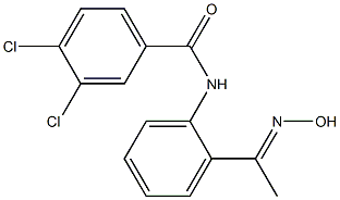 3,4-dichloro-N-{2-[1-(hydroxyimino)ethyl]phenyl}benzamide