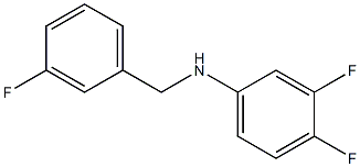  3,4-difluoro-N-[(3-fluorophenyl)methyl]aniline