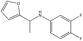 3,4-difluoro-N-[1-(furan-2-yl)ethyl]aniline Structure