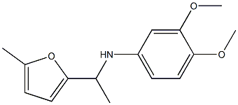 3,4-dimethoxy-N-[1-(5-methylfuran-2-yl)ethyl]aniline|