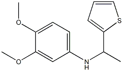 3,4-dimethoxy-N-[1-(thiophen-2-yl)ethyl]aniline
