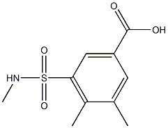 3,4-dimethyl-5-(methylsulfamoyl)benzoic acid|