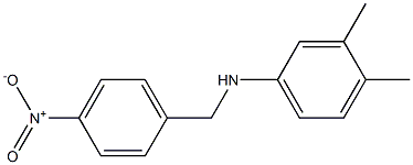 3,4-dimethyl-N-[(4-nitrophenyl)methyl]aniline