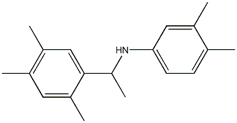 3,4-dimethyl-N-[1-(2,4,5-trimethylphenyl)ethyl]aniline