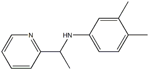 3,4-dimethyl-N-[1-(pyridin-2-yl)ethyl]aniline