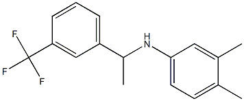 3,4-dimethyl-N-{1-[3-(trifluoromethyl)phenyl]ethyl}aniline