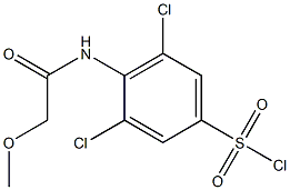 3,5-dichloro-4-(2-methoxyacetamido)benzene-1-sulfonyl chloride|