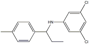  3,5-dichloro-N-[1-(4-methylphenyl)propyl]aniline