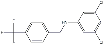 3,5-dichloro-N-{[4-(trifluoromethyl)phenyl]methyl}aniline