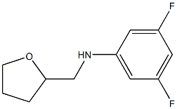 3,5-difluoro-N-(oxolan-2-ylmethyl)aniline Structure