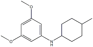 3,5-dimethoxy-N-(4-methylcyclohexyl)aniline Struktur