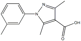 3,5-dimethyl-1-(3-methylphenyl)-1H-pyrazole-4-carboxylic acid